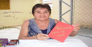 Dayalayne 75 anos Sou de São Vicente/Rio Grande do Norte, Procuro Encontros Amizade com Homem